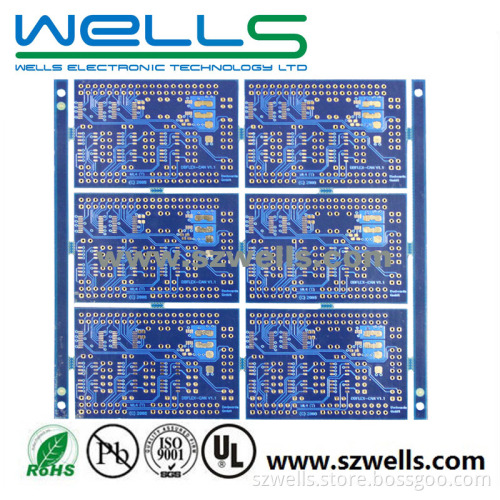 Lead Free Hal PCB, Blue Soldermask PCB